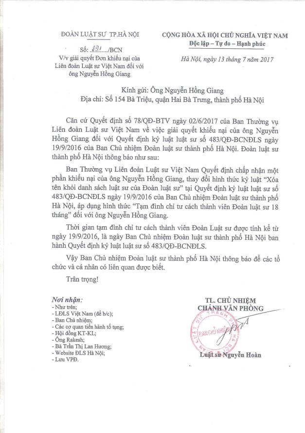 GQ khieu nai Ng hong giang