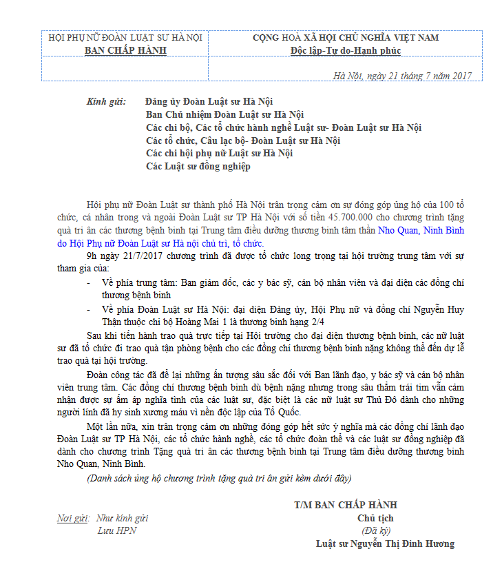 cong van cam on 27 7